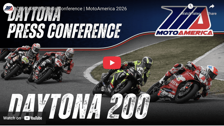 Read more about the article Video: DAYTONA 200 And Mission King Of The Baggers Race Two Press Conferences From Daytona International Speedway